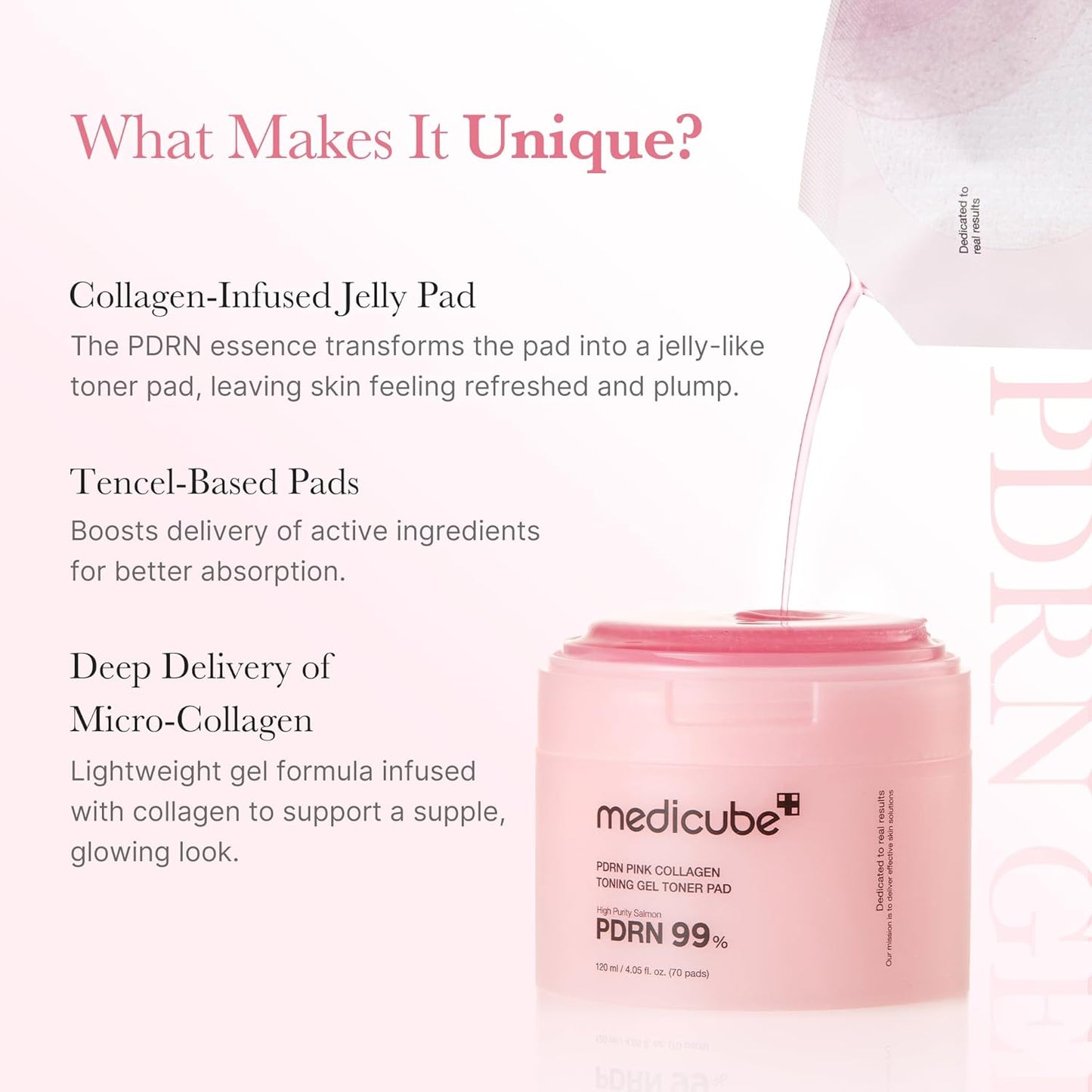 Salmon DNA Pink Collagen Pads