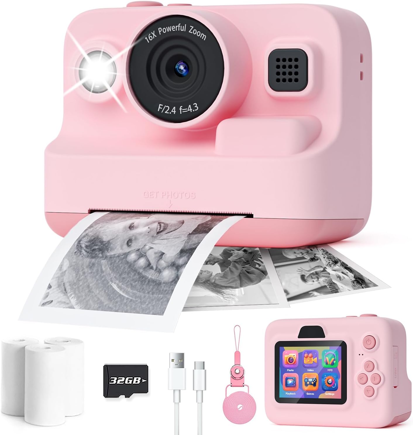 Pocket Print Kids Camera