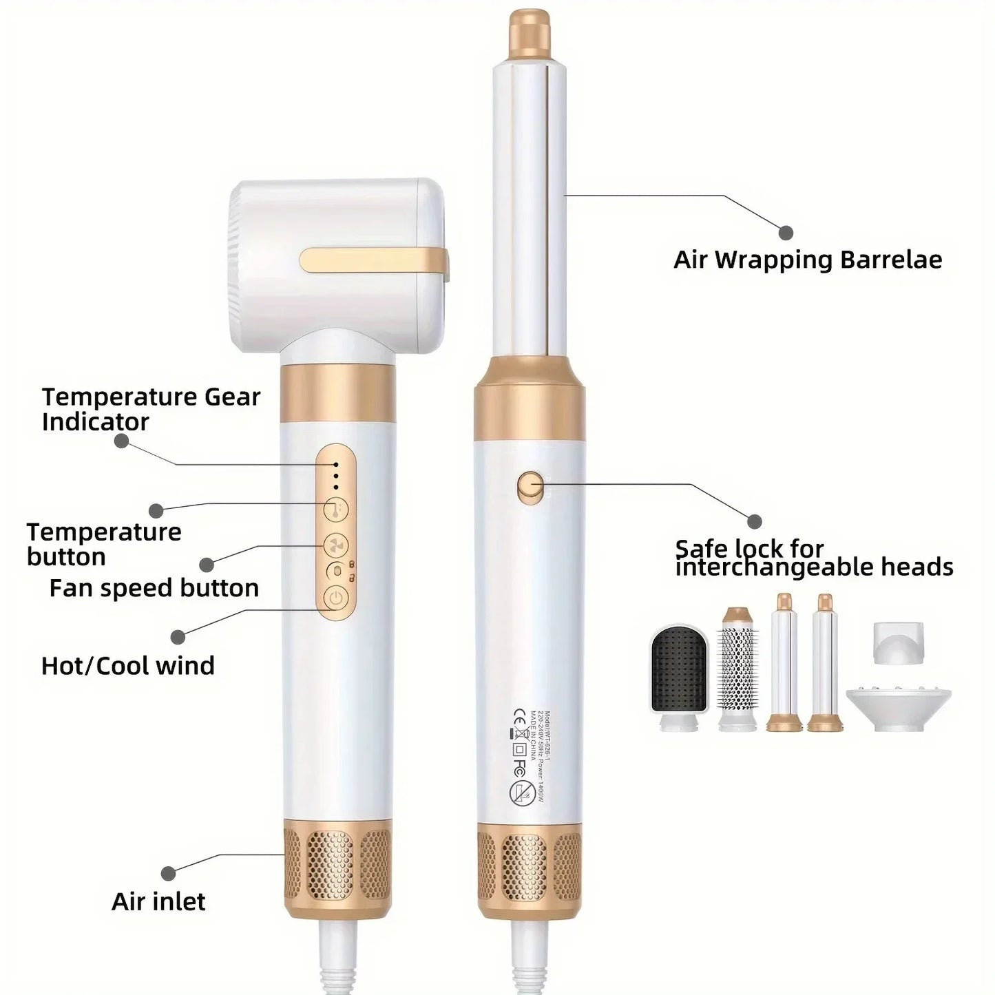 7-in-1 Fast Hot Air Brush