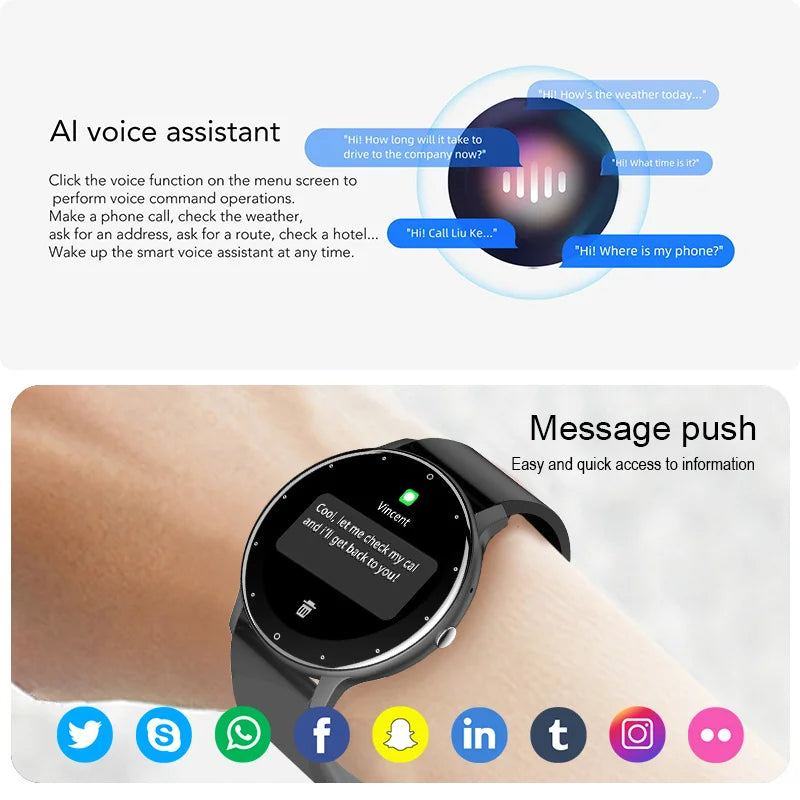 LIGE Active Pro Sport Smartwatch
