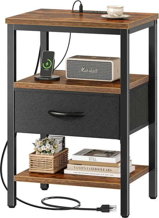 EdgeCharge Nightstand Table