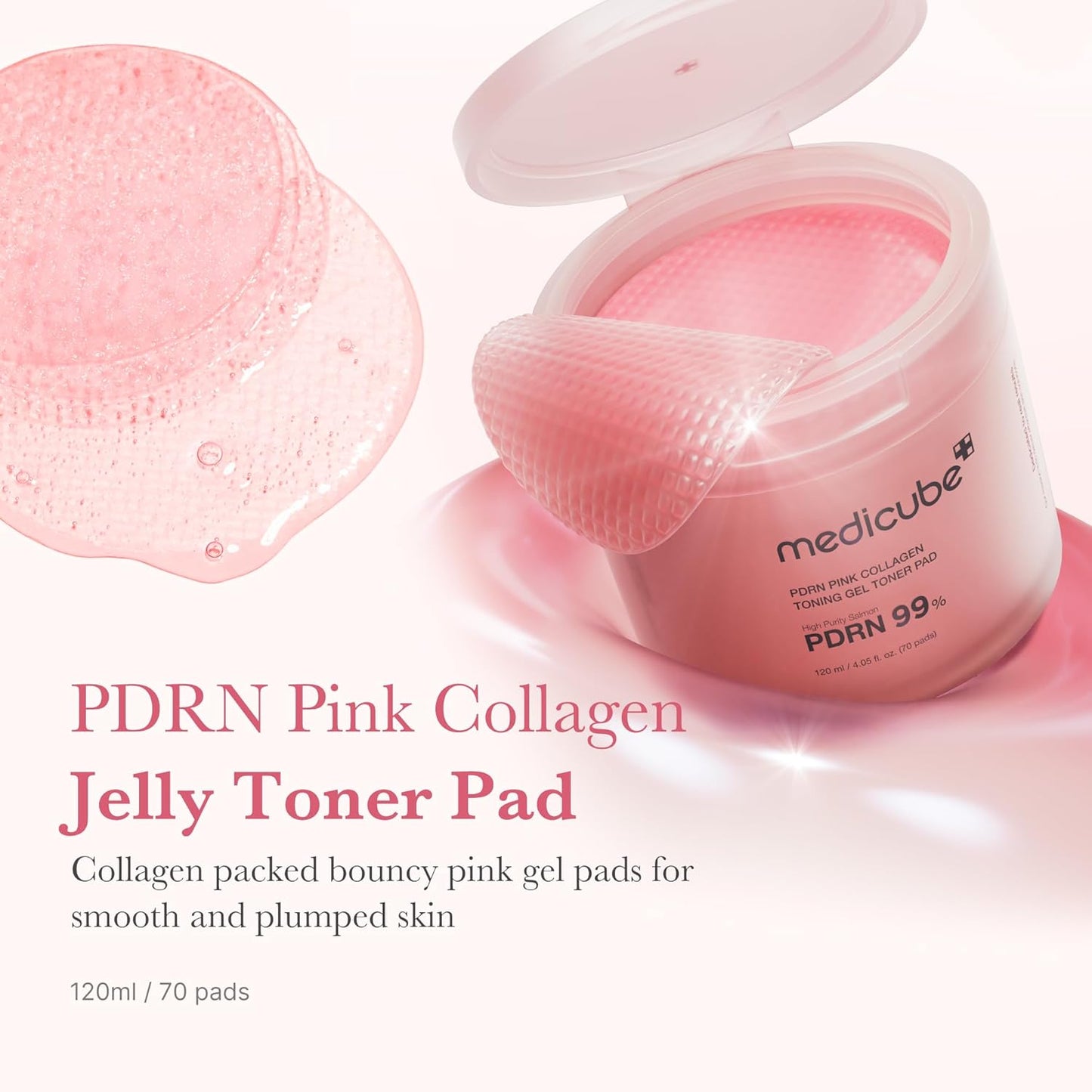 Salmon DNA Pink Collagen Pads