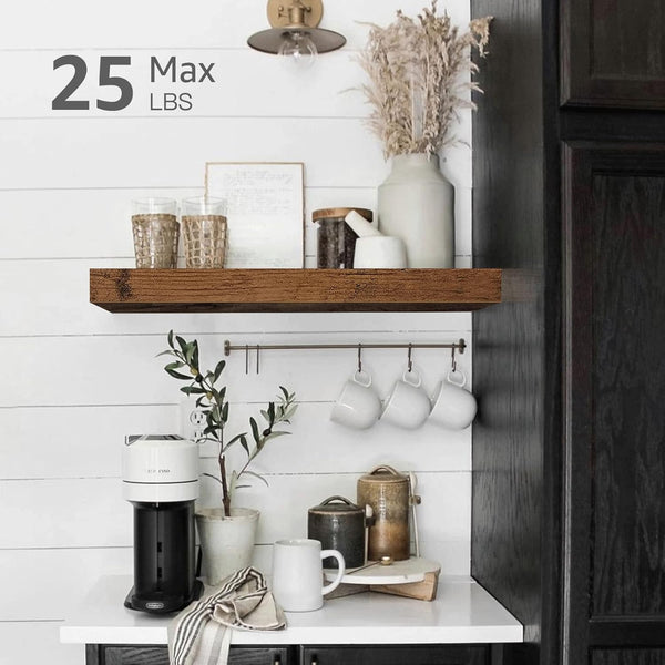 Rustic Wall Storage Shelf